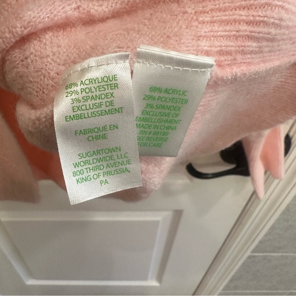 Lilly Pulitzer Pink Pearl Sweater Size XL EUC - Picture 5 of 8